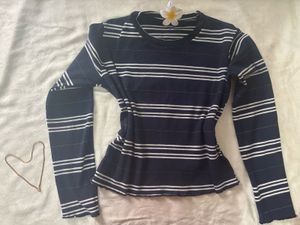 Striped Long Sleeve Top