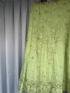 Lucknowi Design Moti Work Legenga Choli Set