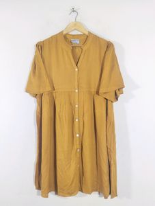 Orange Plain Kurta ( Women's)