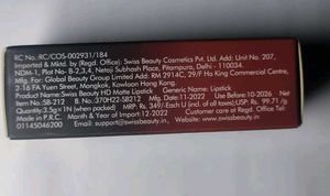 Swiss Beauty HD Matte Lipstick