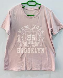 Pink Brooklyn Graphic T-Shirt