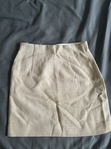 Chic Beige Mini Skirt