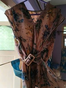 Floral Print Wrap tol