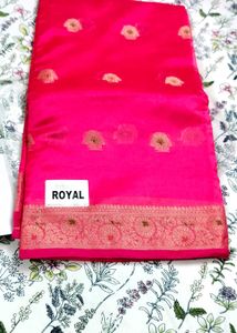 NEW ROYAL PINK SAREE