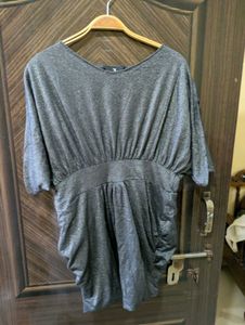 Sparkly Dolman Sleeve Mini Dress