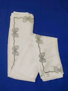 White Butterfly  Sarees Embellishments