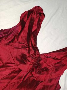 Elegant Red Cocktail Dress