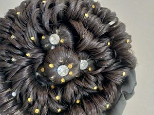 Sparkling Hair Bun Accessory