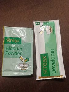 Streax Blonder Powder &amp; Developer Kit