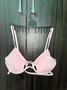 Baby Pink Bikini Top. Will Fit 32-A/B, XS, S.