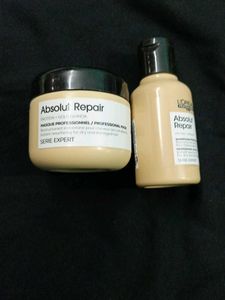 loreal professional absolute repair hair mask and