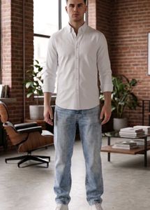 Men's Acid Wash Denim Jeans