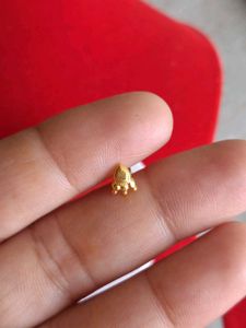 Elegant Gold Nose Pin