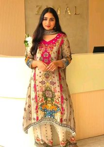 New Collections Kurta Plazzo with Dupatta
