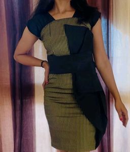 Stunning Black &amp; Gold Party Dress