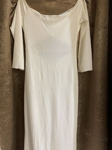 Chic White Cut-Out Maxi Dress