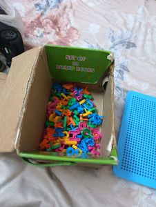 Blue Peg Board for Arts &amp; Crafts