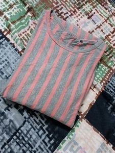 elegant a line long t-shirt