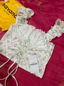 Floral Corset Tank Top