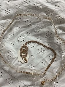 Rhinestone Chain Belt