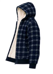 Men's Plaid Sherpa Lined Hoodie