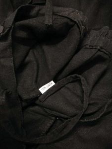 Unisex Linen Cargo Pants with Drawstring