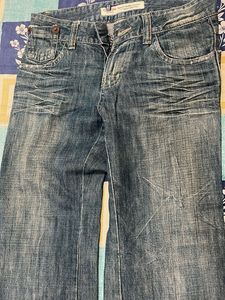 Blue Wash Denim Jeans