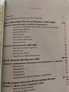 Indian Economic Development Textbook Class XI
