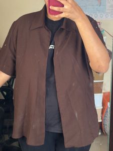 Combo sale there. brown&amp;white shirt