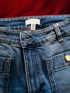 Light Wash Wide Leg Denim Jeans