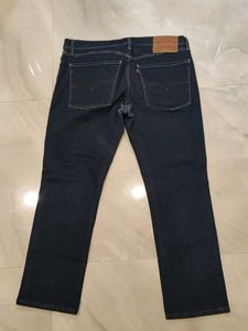 Men's Dark Wash Straight Fit Jeans