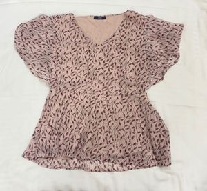 Pink Modest Top