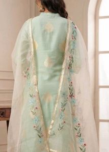 Beautiful Mint Green Kurta Set with Dupatta