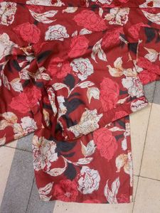 Floral Shirt Dress Cordset