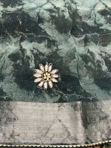 New- Elegant Embroidered 🪩Gottapatti Saree