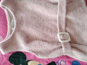 Fuzzy Pink Sleeveless Top