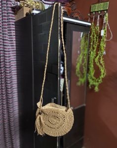 Boho Chic Crochet Shoulder Bag