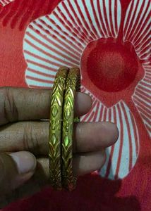 Golden bangle two set