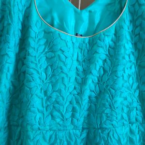 Stunning Teal Ethnic Gown