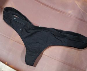 Black Thong Panty xl
