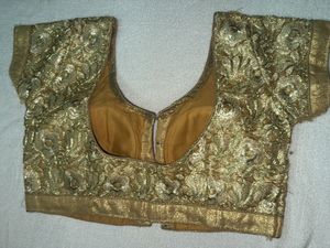 Golden Embroidered Blouse