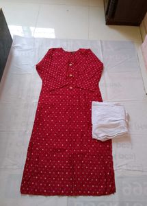 Bandhani Print Kurti Pant Set