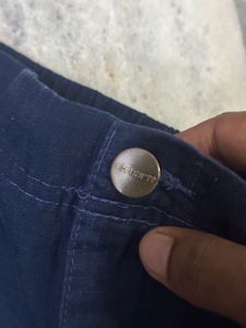 Carhatt Navy Blue Cargo Pants.