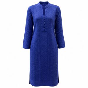 Royal Blue Chikankari Kurti