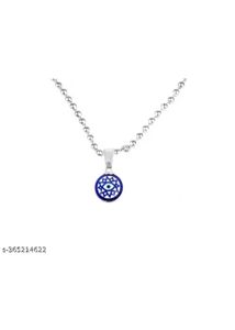 Blue Evil Eye Pendant Necklace