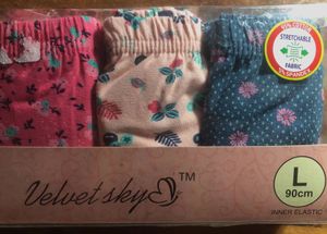 Velvet Sky Cotton Stretch Briefs 3-Pack