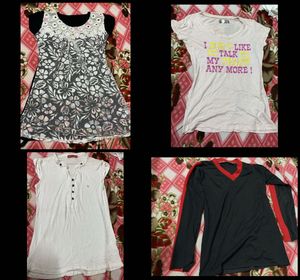Bundle of 4 casual tops