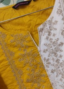 Rangmanch yellow kurta