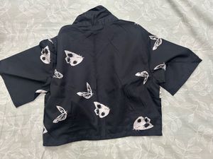 Butterfly Print Crop Top