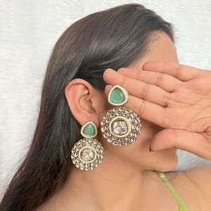 Statement Kundan Earrings